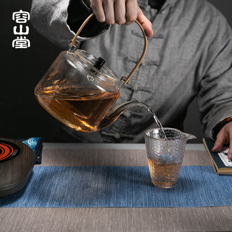 容山堂玻璃烧水壶大煮茶壶电陶炉 容山堂电磁炉/陶炉
