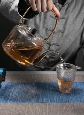 容山堂电器煮茶壶蒸汽双内胆蒸煮