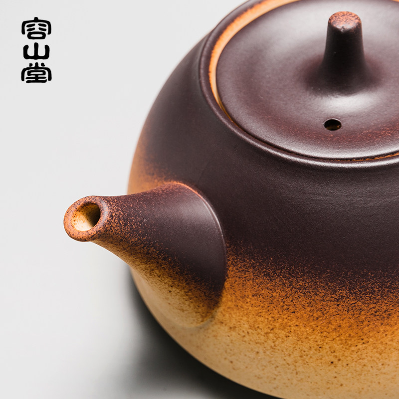 容山堂粗陶普洱煮茶器电陶炉茶壶 容山堂茶壶