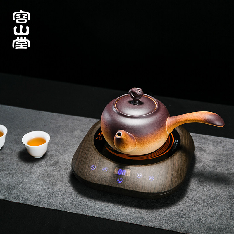容山堂粗陶普洱煮茶器电陶炉茶壶 容山堂茶壶