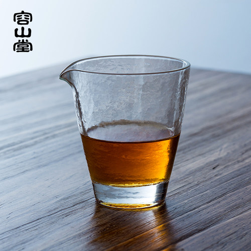 容山堂 冰丝玻璃公道杯 大号加厚茶海 手工分茶器 耐热茶具 - 图2