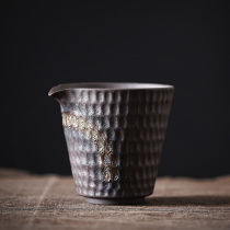 Frost Drop Chinese Coarse Pottery Fair Cup Tea Tea Sub tea Home Retro Public Cup Tea Sea Ceramic Tea Leak Cup Fair Cup