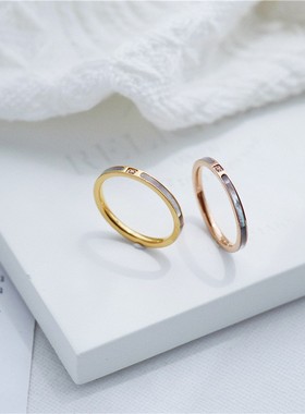 美布美情侣钛钢韩国不褪色