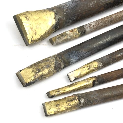 合金凿花钻扁凿合金钢篆刻刀钨钢凿传统石匠手工石刻刀錾子刻碑字 - 图1