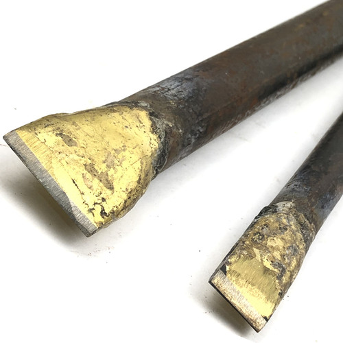 合金凿花钻扁凿合金钢篆刻刀钨钢凿传统石匠手工石刻刀錾子刻碑字 - 图2