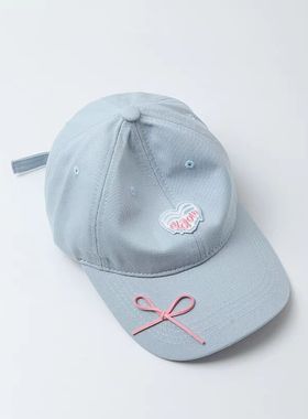 2024新款蝴蝶结棒球帽防晒鸭舌帽