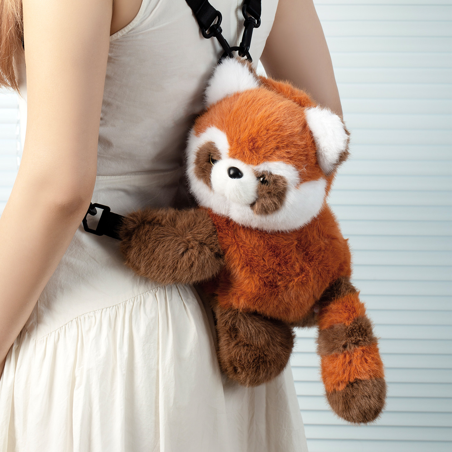 大熊猫双肩包毛绒玩偶包包女款2025新款小熊猫公仔背包儿童玩具,淘宝优惠券,粉丝福利购,淘宝优惠卷