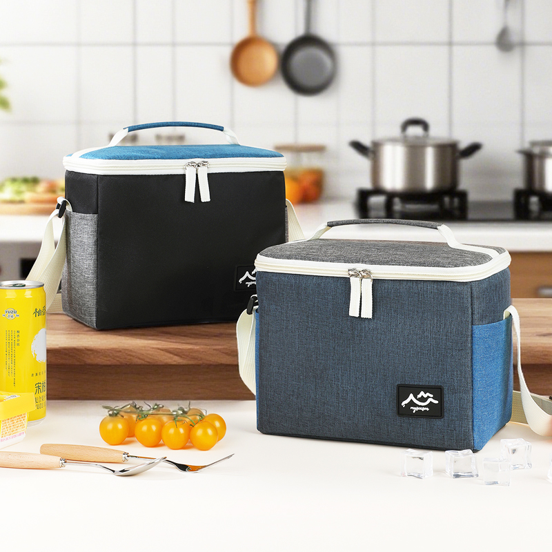 新款保温包铝箔防污户外野餐露营食物保鲜包上班午餐饭盒袋便当包 - 图0