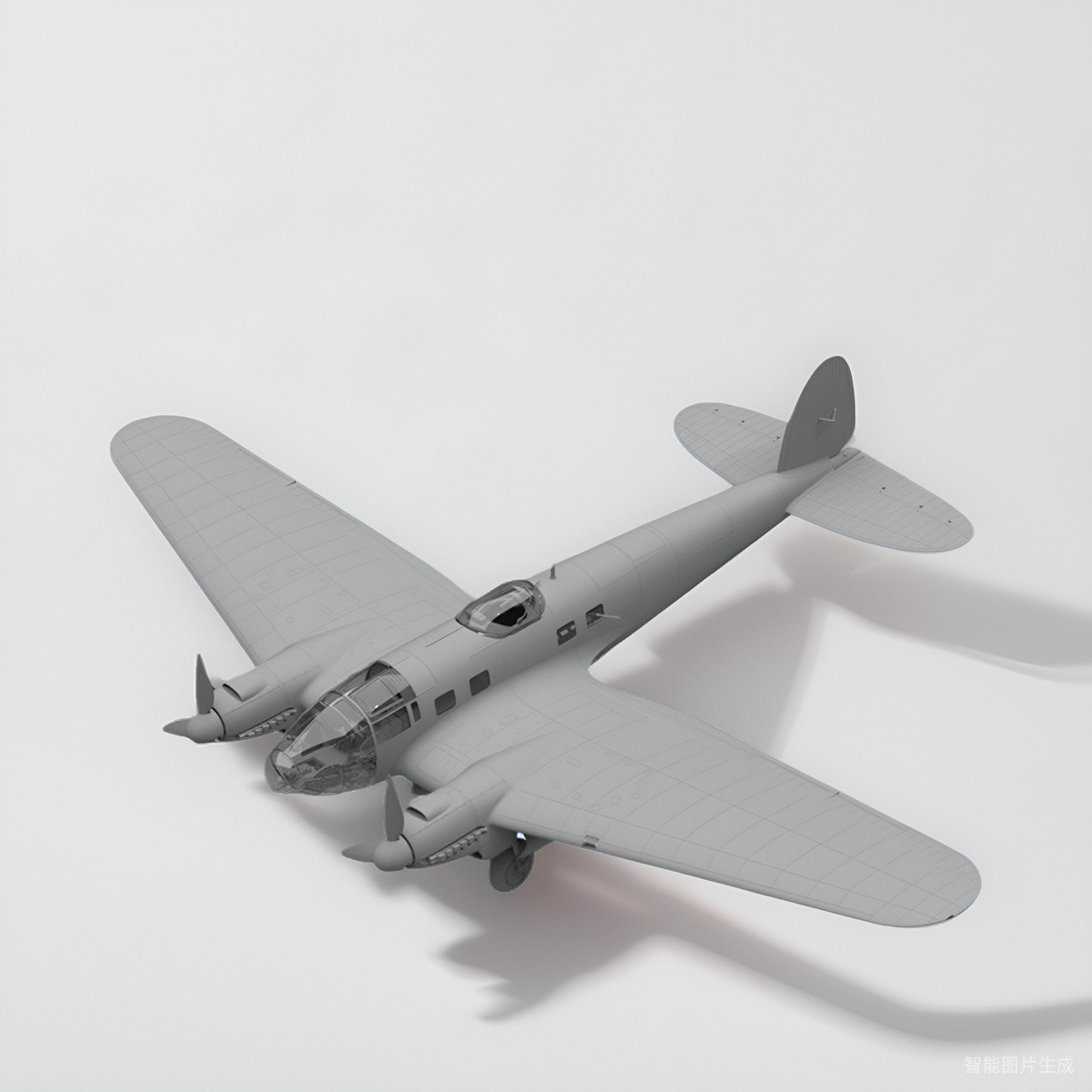 ICM48265二战德国空军亨克尔He 111H6轰炸机1/48塑料拼装飞机模型 - 图3