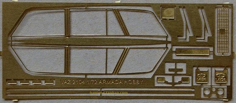 ARMC72011苏联拉达VAZ-2104警车1/72树脂蚀刻片拼装模型现货 - 图1