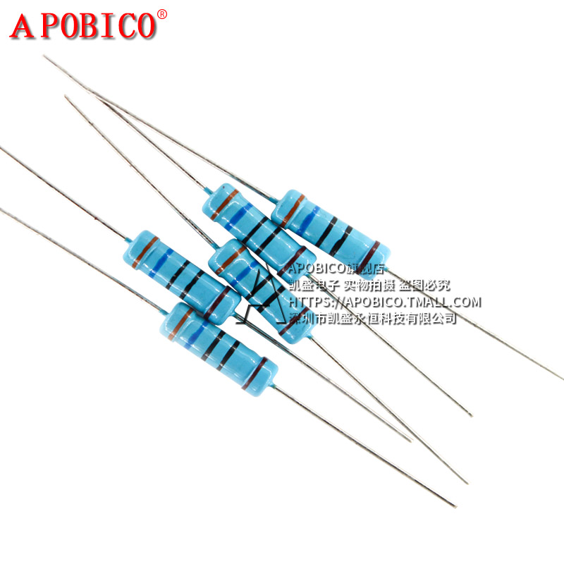 3W金属膜电阻1%五色环 1R 1.2R 3R 1.5R 9.1R 18R 20R-图0