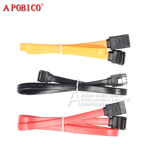 高速SATA2.0 SATA3.0数据线连接转换线SATA3固态硬盘机械硬盘光驱串口线6Gb/s延长线台式机电脑主板连接线 - 图3