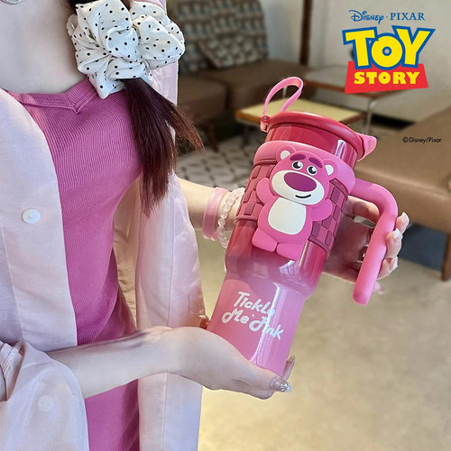 迪士尼草莓熊保温杯生日礼物男女生送闺蜜朋友实用高级小众圣诞节 - 图1