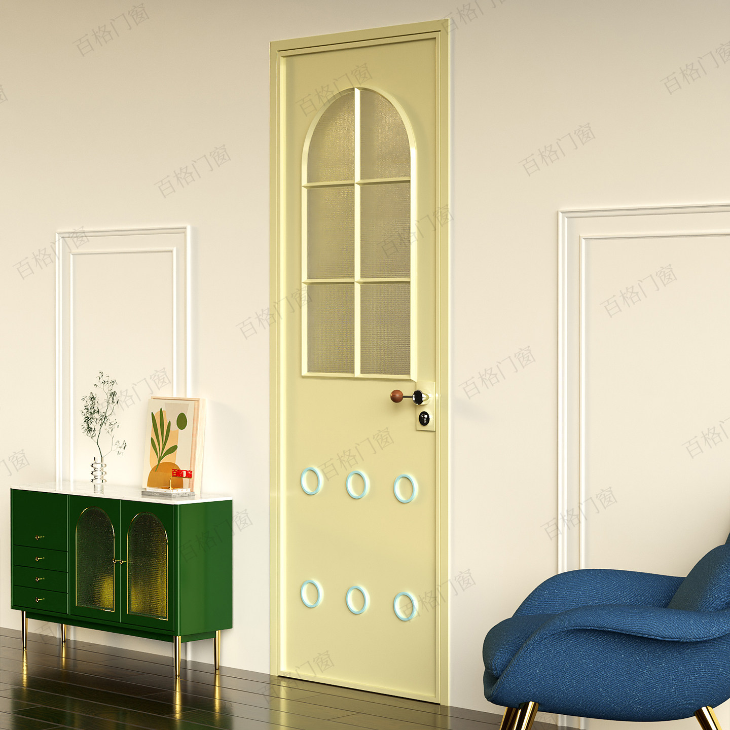 百格门窗法式奶油风玻璃门极简门铝合金格栅门室内厨房平开门定制,淘宝优惠券,粉丝福利购,淘宝优惠卷