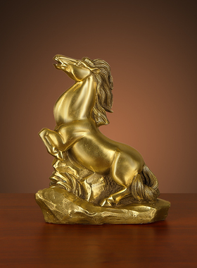 铜马摆件十二生肖马招财马到成功