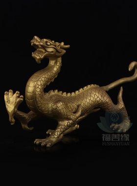 纯铜四方神兽摆件一套四大神兽