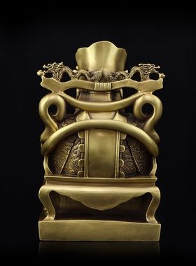 纯铜财神爷摆件招财文财神像佛像