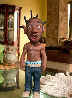 桌面传奇人物形象特色雕塑小摆件