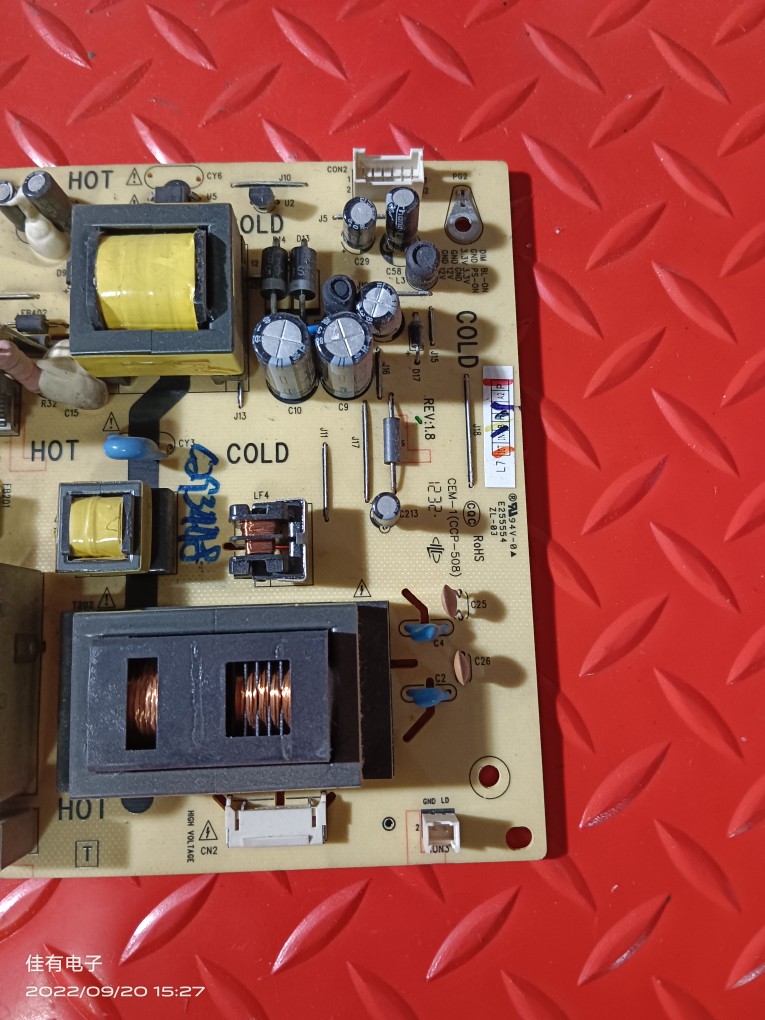 32寸TCL/美乐/乐华LC32M02/LCD32R28A/C32E320B电源板PL3202A - 图1