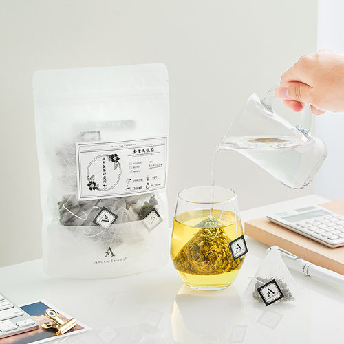金萱乌龙茶包飞鸟制茶中国台湾杉林溪手摘奶香乌龙高山袋泡茶 - 图0