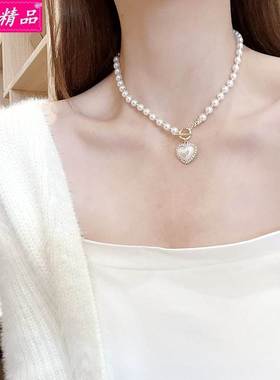Elegant Fashion Jewelry bridal pearl Short Necklace Women