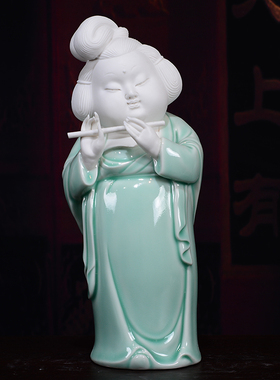 家居客厅玄关装饰唐代仕女摆件