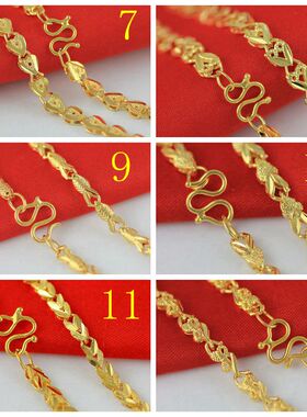 不退色女款现货代发仿黄金项链