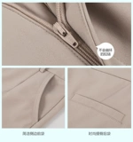 Осенние штаны, пиджак классического кроя, 2022, по фигуре, свободный прямой крой, высокая талия