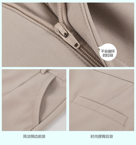 Осенние штаны, пиджак классического кроя, 2022, по фигуре, свободный прямой крой, высокая талия