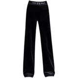 Флисовые зимние черные цветные элитные бархатные штаны, 2021 года, увеличенная толщина, высокая талия