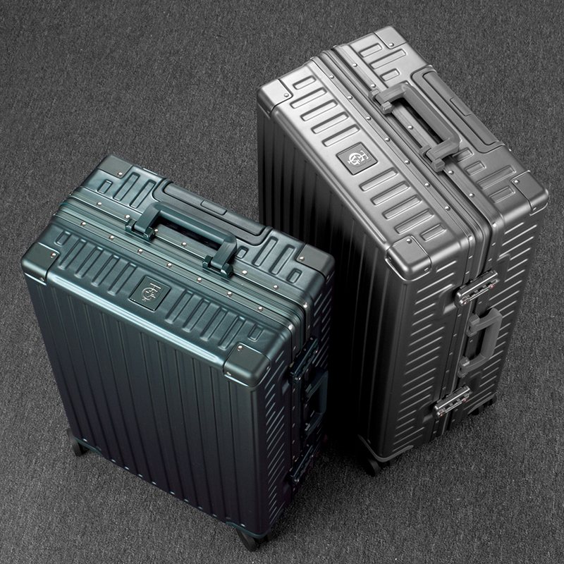 TGY铝框款行李箱万向轮拉杆箱24男女旅行箱28登机箱20寸皮箱子26 - 图0