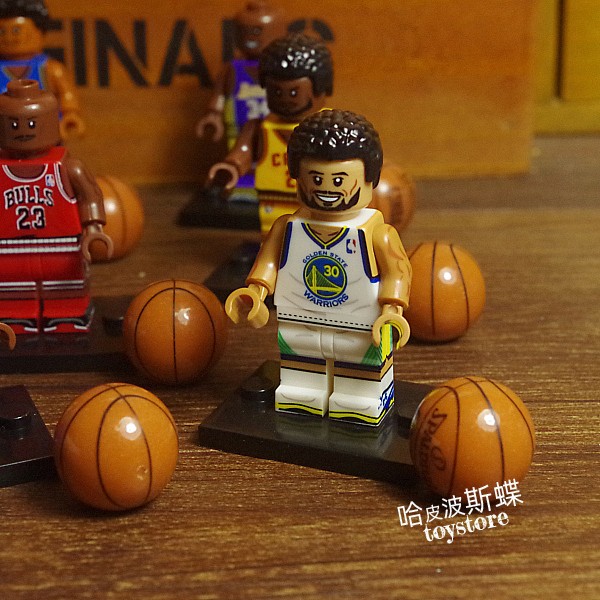 美国篮球超级巨星 科比 库里 詹姆斯 积木人公仔玩具玩偶摆件模型 - 图1