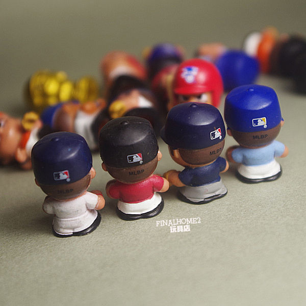 正版散货 迷你棒球小人偶 垒球抛球手 模型扭蛋摆件公仔玩具玩偶 - 图1