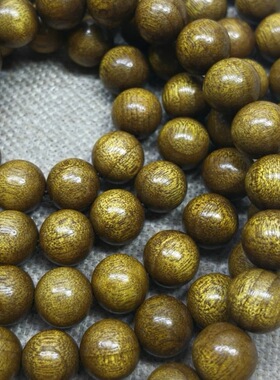 天然老料金丝楠木8mm108颗八大守护神佛珠手串十二生肖念珠款