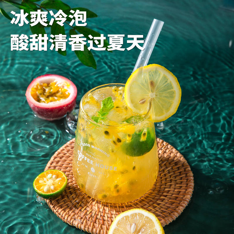 百香果金桔柠檬茶青桔水果茶夏季泡水喝的东西冲饮冷泡茶花果茶包 - 图2