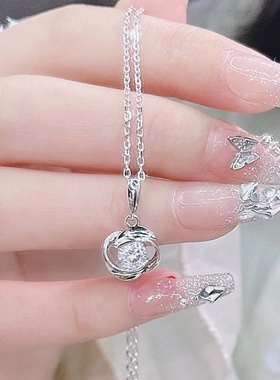 一见钟情项链小众高级感浪漫轻奢送女友七夕礼物