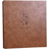 Кожаная большая способность 5 -инч 6 -инч смешанная версия домашнего фотоальбома фотоальболь