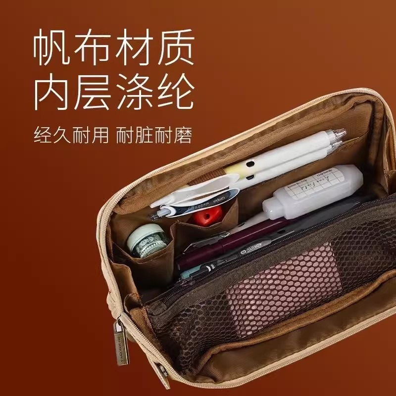 KOKUYO国誉笔袋HACO可站立式大容量多功能文具盒女学生用日系文具 - 图0