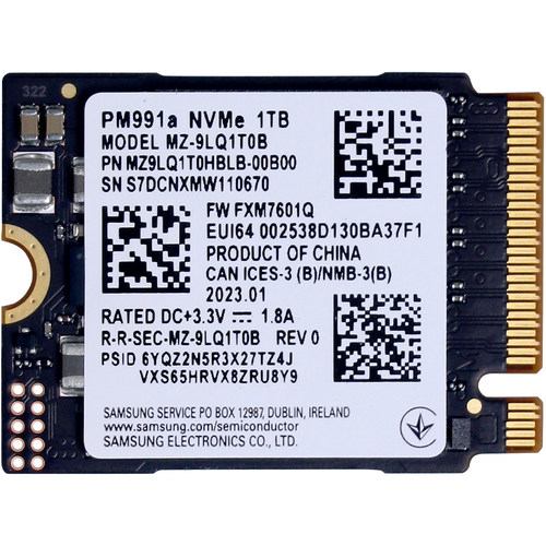2230Nvme固态硬盘PM991A9C1ABC711BC901BC501SN740BG4/5/6SSDnvme - 图3