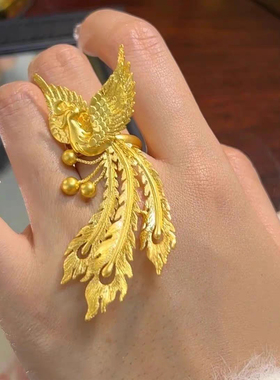 订婚假五金项链结婚三金套装