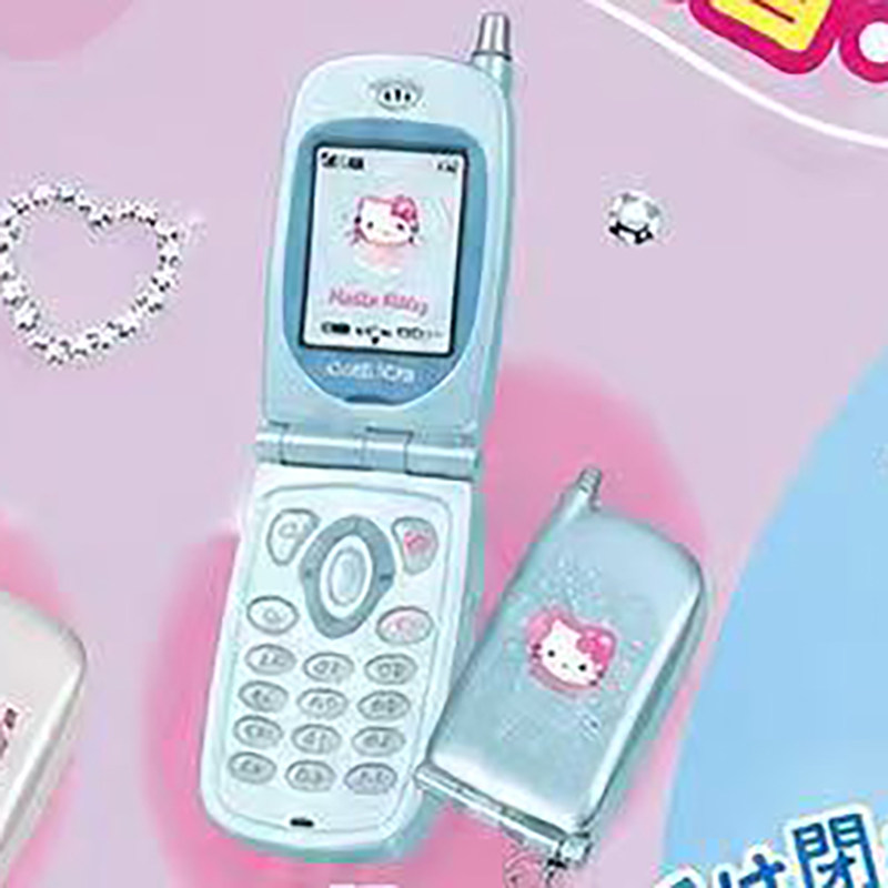 Sanrio Kitty Mini Recording Flip Phone Gacha Toysspirts Replaceable Photos February Pre-Order Deposit