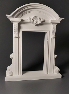 麦田里原创简约门浅浮雕石膏立体艺术品家居摆件北欧饰品拍照道具