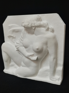 人物雕塑书房客厅卧室石膏水泥