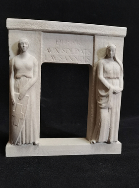 水泥鱼缸造景瑞士洛桑纪念馆艺术装饰摆件家居饰品微缩创意建筑