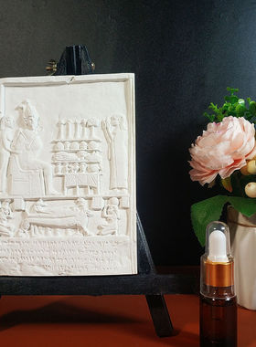 埃及浮雕画艺术香薰石膏像雕塑艺术摆件装饰礼品家居扩香石