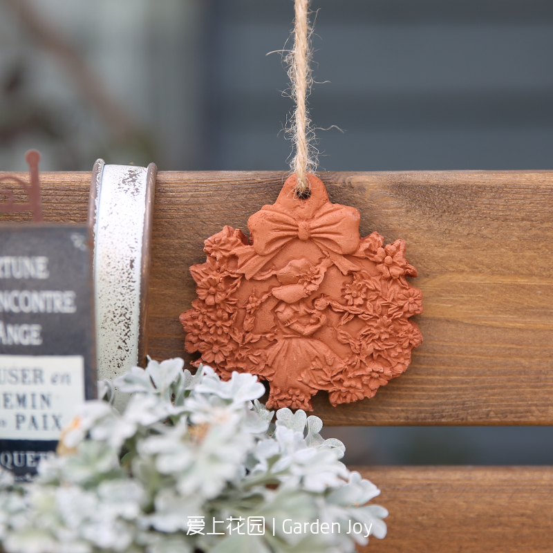 爱上花园红陶浮雕挂件红陶装饰牌红陶挂牌一口价 - 图1