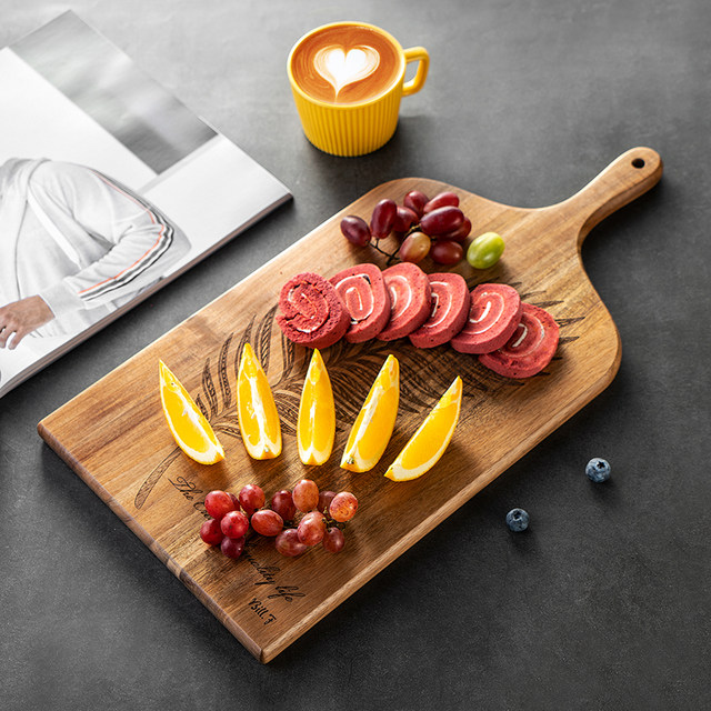Bill.F Acacia Wood Leaf Cuisine Board Food Pallet
