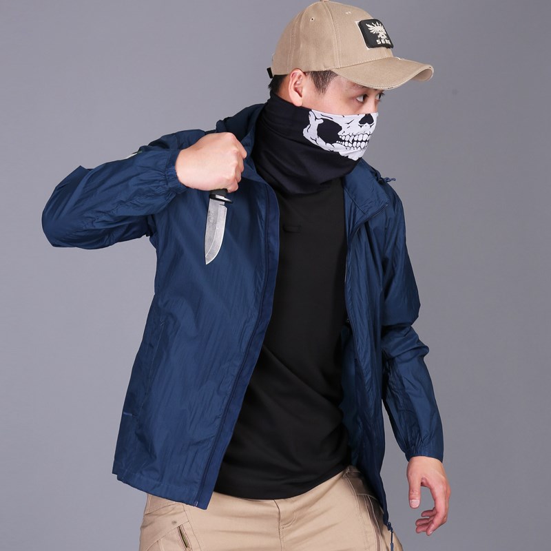 防晒衣男皮肤衣户外钓鱼服超薄透气速干衣春夏运动风衣战术外套 防晒衣男皮肤衣户外钓鱼服超薄透气速干衣春夏运动风衣战术外套