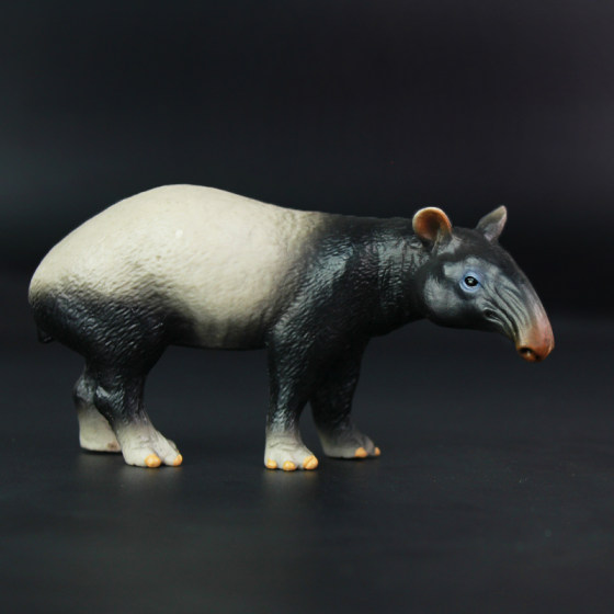 Simulated large model tapir anteater in safari park