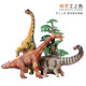 Jurassic simulated Brachiosaurus dinosaur male plastic static